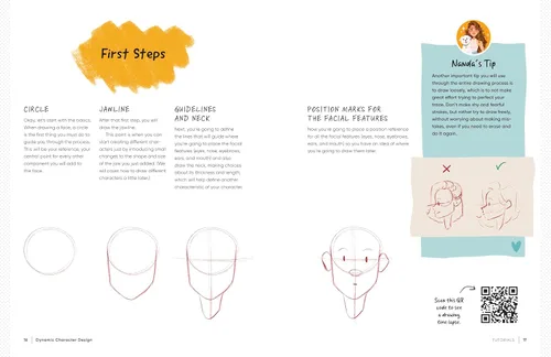 Vista 5 de Dynamic Character Design Draw faces and figures with pencil, markers, digital tools, and more