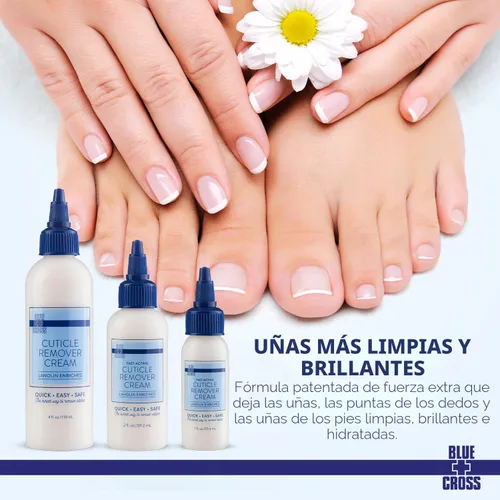 Vista 3 de Crema Removedora de Cutículas Blue Cross para Cutículas Secas y Dañadas, Suavizante Hidratante de Cutículas para Uñas, Cuidado Profesional de Uñas
