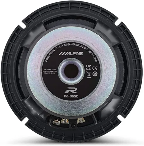 Vista 4 de Alpine R2-S65C 6.5" Serie R Juego de altavoces de componentes de alta resolución de 2 vías, par