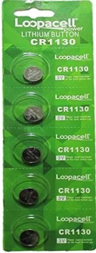 LOOPACELL 5 baterías de litio CR1130 de 3 voltios