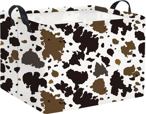 Vista 56 de HIYAGON - Cesta de Animales del Bosque Rectangular, Cesta de Almacenamiento para Bebé, Caja Organizadora de Almacenamiento, Caja de Decoración