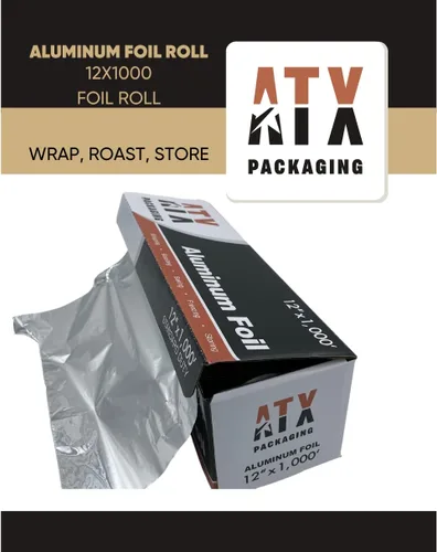 Vista 8 de ATX Packaging, Rollo de aluminio de aluminio, papel de regalo, 12 pulgadas x 1000 pies