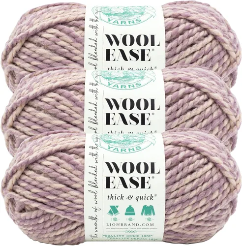 Vista 13 de Lion Brand Yarn - Ovillo de lana Wool-Ease Thick & Quick color fuerza aérea