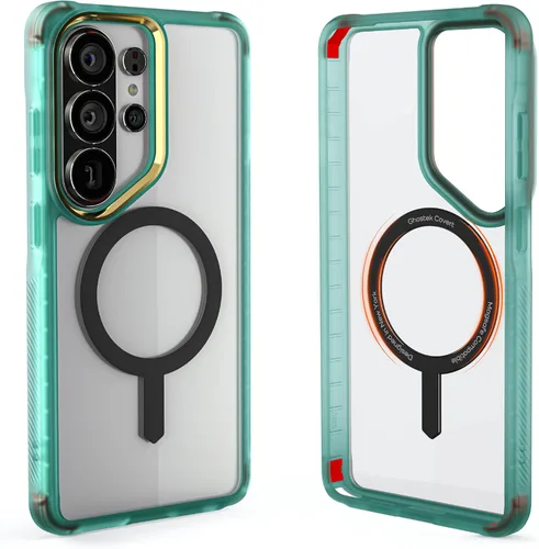 Vista 43 de Ghostek COVERT - Funda rosa para Galaxy Z Flip 4 para mujeres y niñas, protección completa de bisagra y parte trasera transparente, duradera