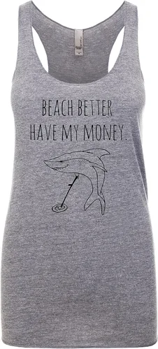 Vista 18 de Women's Graphic Racerback Tank Top, Gift for Her, Shirts with Sayings, Yoga Tee, Song