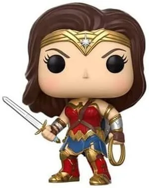 Vista 3 de Funko POP! Películas Liga de la Justicia de DC- Figura de juguete de la Mujer Maravilla