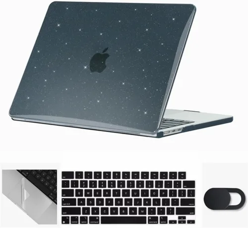 Vista 37 de Se7enline Funda compatible con MacBook Air de 15 pulgadas 2024 M4 M3 M2 para A2941/A3114/A3241, funda rígida mate para laptop, con funda protectora