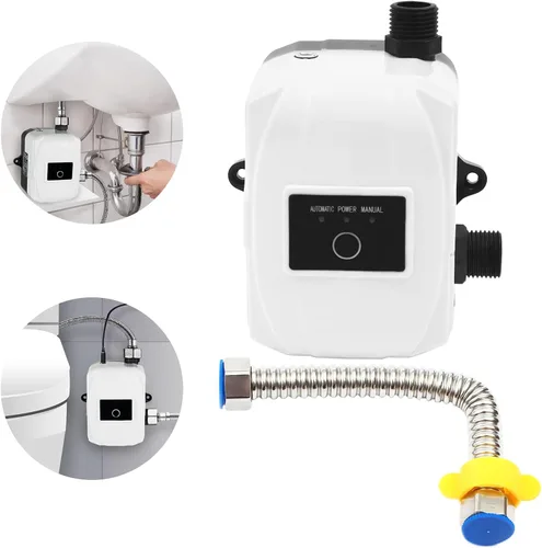 Vista 3 de Mini bomba de refuerzo de 24 V, bomba automática de presión de agua de 150 W, bomba de circulación IP56, bomba de transferencia, calentador de ducha
