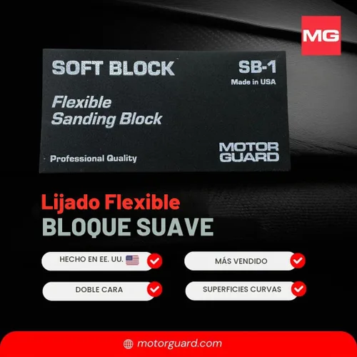 Vista 4 de Motor Guard SB-1 suave bloque flexible bloque de lija.