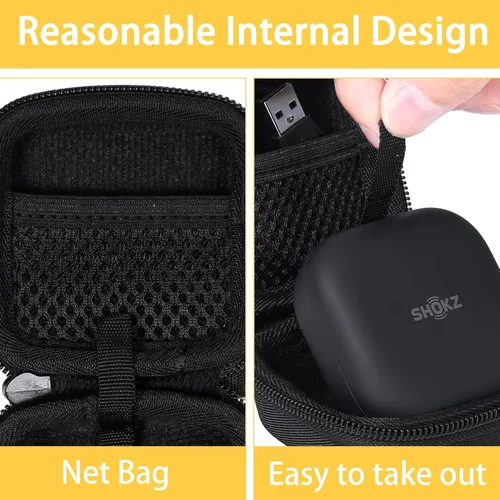 Vista 4 de co2CREA Funda rígida de repuesto para auriculares Bluetooth inalámbricos SHOKZ OpenFit 2+ / OpenFit Air OpenFit Air Open-Ear True Wireless Bluetooth