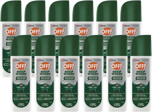 Vista 10 de OFF! Deep Woods Dry Bug Spray repelente de insectos VIII Protección al aire libre de larga duración contra mosquitos y garrapatas, 4 onzas