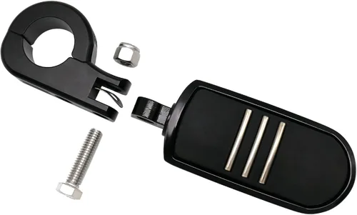 Vista 3 de Streamliner - Juego de estriberas de carretera y montaje CNC para Harley Sportster Softail Dyna Road King Road Glide Street Glide con protector