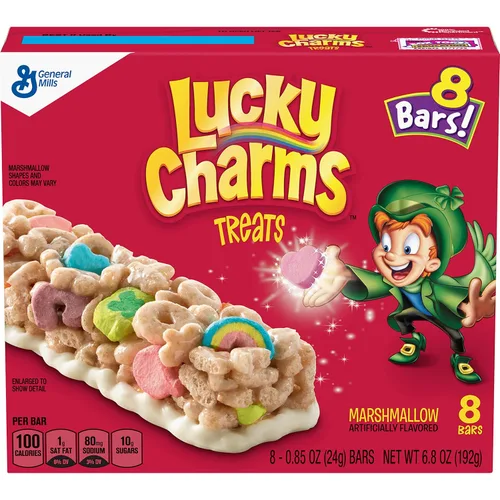 Vista 10 de Lucky Charms Paquete económico de malvavisco Barritas de cereales para el Día de San Patricio
