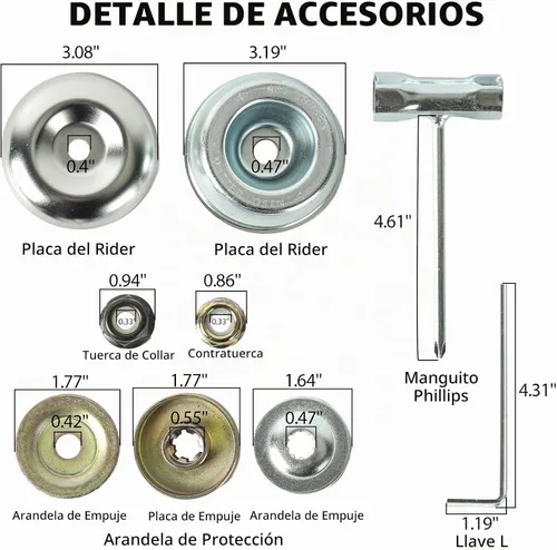 Vista 2 de AR-PRO (Juego de 2) Cuchillas de Cepillo con Punta de Carburo de 9" x 36 Dientes - Hoja de Sierra Recortadora de 36 Dientes con Kit Adaptador