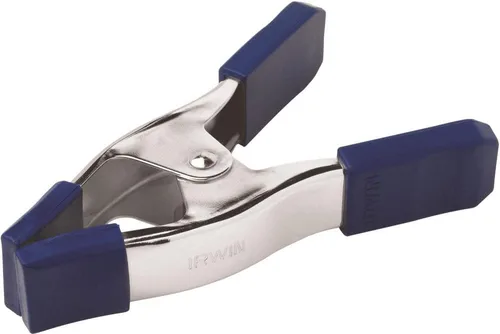 Vista 3 de IRWIN Tools QUICK-GRIP Abrazadera de resorte metálico, de 1 pulgada (222601), Azul