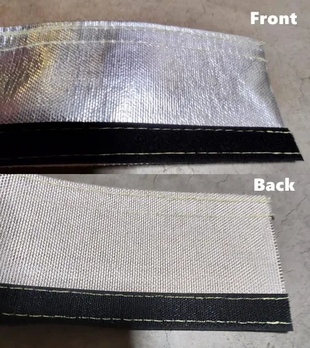 Vista 6 de Funda de calor, manguera de protección térmica de alambre definitivo, manguera aluminizada Express y barrera de protección de alambre plateado