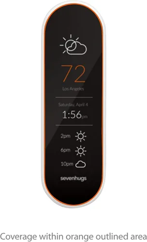 Vista 2 de BoxWave Protector de pantalla compatible con control remoto inteligente Sevenhugs – ClearTouch Crystal (paquete de 2), película HD – Escudos