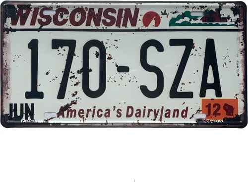 Vista 40 de Placa de matrícula de aluminio de Alabama, decoración de auto novedosa, placas de matrícula decorativas de 12"x6" para el frente del auto, placa