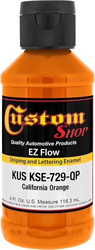 Vista 21 de Custom Shop KSE755-QP - Pintura esmaltada EZ Flow a rayas y letras de oro 23K, 4 onzas