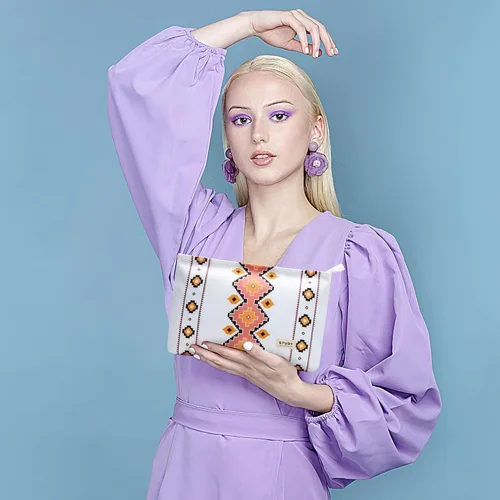 Vista 9 de WLLWOO - 2 bolsas de maquillaje de pana con cara sonriente, bolsa de cosméticos con cremallera interior impermeable, estuche para lápices, monedero
