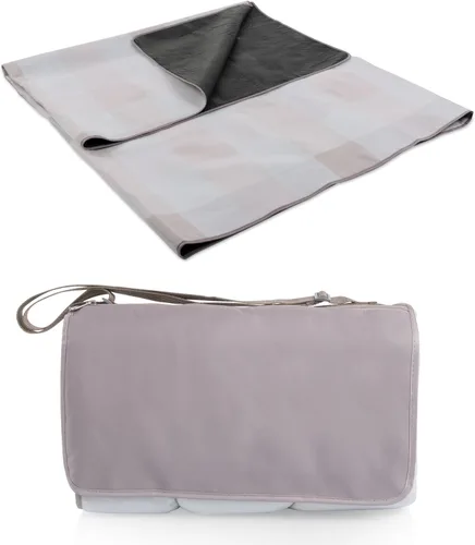 Vista 11 de Manta de picnic para exteriores Picnic Time Tote, tamaño XL, color azul a rayas