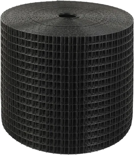 Vista 9 de VEVOR Panel solar para pájaros, kit de rollo de malla de alambre recubierto de PVC de 6 pulgadas x 98 pies con 100 sujetadores, 50 cables