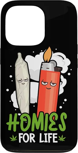 Vista 10 de Homies for Life Marijuana Weed Cannabis 420 - Carcasa para iPhone 17
