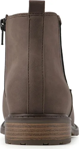 Vista 5 de WHITE MOUNTAIN Zapatos de mujer Caching Block Heel Chelsea Bootie