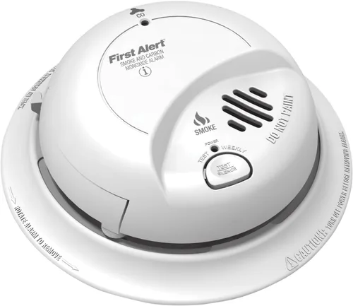 Vista 7 de FIRST ALERT BRK SC9120FF Detector de Humo y Monóxido de Carbono (CO) Cableado con Respaldo de Batería, 1 unidad, Blanco
