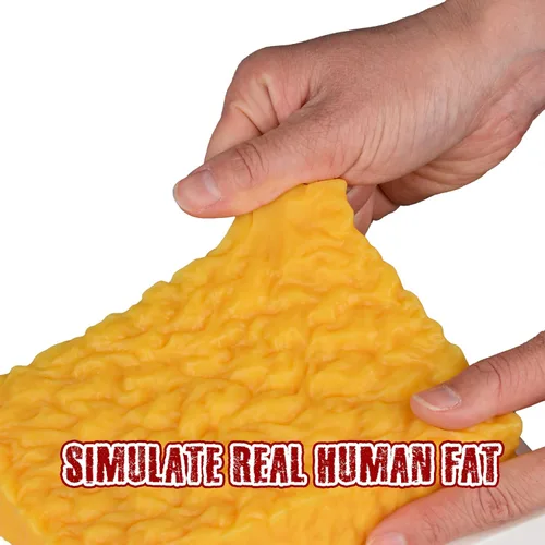 Vista 3 de SimCoach Réplica de grasa corporal humana de 1 libra, motivación y recordatorio para mantenerse en forma y pérdida de peso, modelo de demostración