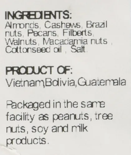 Vista 3 de Sincerely Nuts Nueces mixtas tostadas y saladas Almendras, anacardos, nueces, nueces de Brasil y avellanas Snack saludable - Trato alternativo