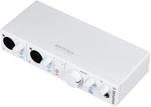 Vista 15 de Arturia MiniFuse 1 - Interfaz de audio USB compacta con software creativo para grabación, producción, podcasting, guitarra, color negro