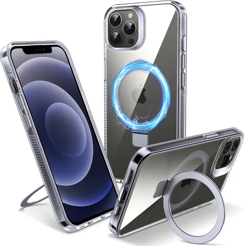 Vista 37 de Funda magnética para iPhone Air – [Soporte invisible integrado] [Compatible con MagSafe] [Protección contra caídas de grado militar] Cubierta