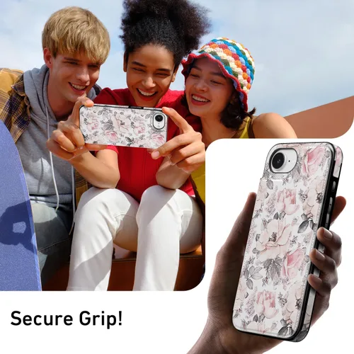 Vista 1420 de LETO para iPhone 15 Pro Funda tipo cartera - Tapa tipo folio con patada - Diseños de moda - Tarjetero - Funda protectora para mujeres y niñas - 6.1