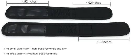 Vista 2 de Wanty Pulsera ajustable de material OK con bolsa de malla y cierre de cinta para Fitbit ONE/Fitbit Flex 2 Fitbit ALTA/Alta HR/Activity