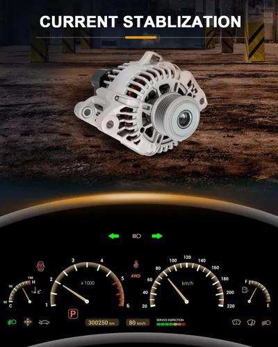 Vista 6 de Alternador ROADFAR 100AMP para Sonata 2.4L 2010-2013, para 11491