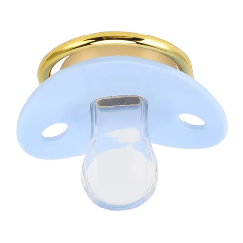 Vista 8 de Baby Pacifier, Baby Pacifier for 6 to 18 Months Baby Soft Touch Silicone Bling Baby Pacifier Anti Static Newborn Pacifiers for Home (Blue) Pacifiers