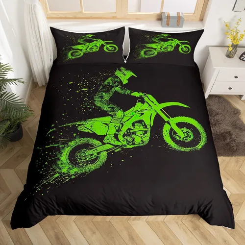 Vista 16 de Feelyou Juego de ropa de cama con patrón de sushi, funda de edredón de estilo japonés para niños, niñas, adolescentes, funda de edredón con temática