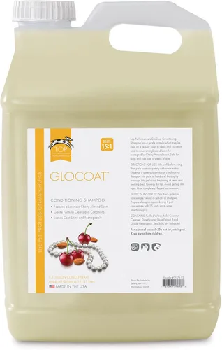Vista 5 de Top Performance GloCoat Champú acondicionador para perros, botella de 17 onzas, funciona para eliminar enredos difíciles para peinar fácilmente