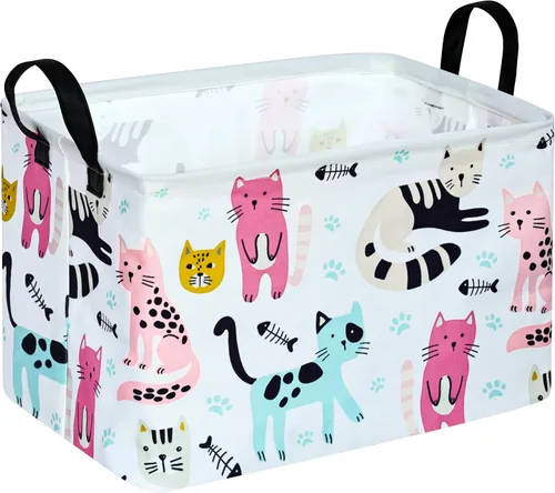 Vista 11 de Cesta rectangular de almacenamiento de regalo, cesta de almacenamiento para estante del hogar, cesta organizadora de ropa, cesta de lavandería