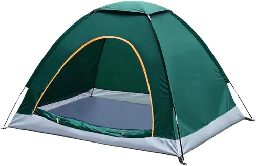 Vista 10 de Tienda de campaña para camping - Tienda de campaña ligera para mochileros con mosca de lluvia, impermeable y resistente al viento, fácil