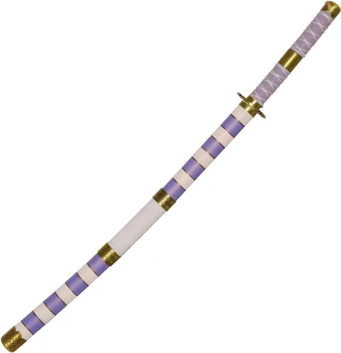 Vista 25 de 41 inches & 51inchs Zoro Katana Real Metal Anime Cosplay Sword, Stainless Steel,Yama Enma/Trafalgar Law/Luffy Kitetsu/shusui/wado ichimonji