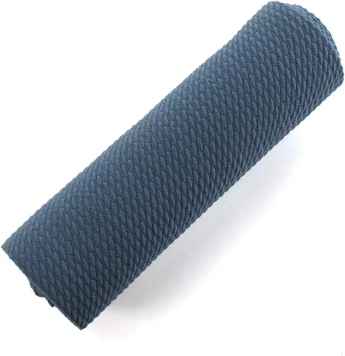 Vista 2 de Liverpool - Jersey de punto texturizado de tela de bala elástica en 4 direcciones, color azul antiguo, tira de 6 pulgadas