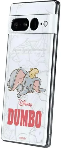 Vista 2 de Skinit Decal Phone Skin Compatible with Google Pixel 7 Pro - Officially Licensed Disney Dumbo Classic Sketched Portrait Design