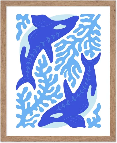 Vista 38 de Poster Master Fish Poster - Retro Aquatic Print - Marine Life Art - Groovy Fish Design - Abstract Artwork - Chic Boho Decor - Sea Design - Ocean or