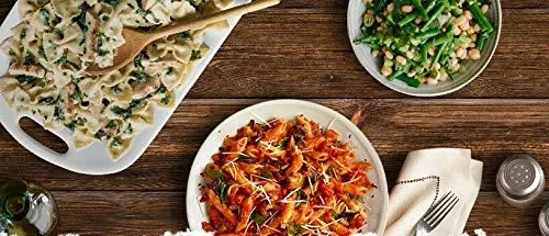 Vista 7 de Bertolli orgánico aceite de oliva salsa de pasta de albahaca y ajo - 4 tarros de vidrio 24 oz680g cada uno