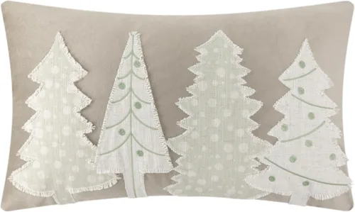 kxb OiseauVoler - Fundas de almohada rectangulares con árboles de Navidad, para cojines decorativos, cama, sofá, habitación, decoración del hogar,