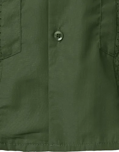 Vista 5 de VATPAVE - Camisas de manga corta con botones estilo guayabera cubana para hombre