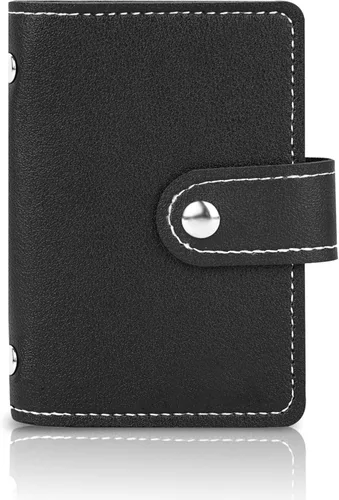 Vista 52 de lizimandu Libro Tarjetero para Tarjetas de Visita, Estuche Libro de Tarjetas de Visita de Cuero PU, Carpeta Organizadora para Tarjetas