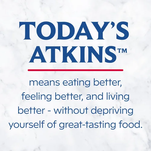 Vista 8 de Atkins Strong High Protein Shake, Vanilla Flavored, 30g Protein, Low Carb and Low Sugar Shake, Keto Friendly, Gluten Free, Muscle and Gut Health